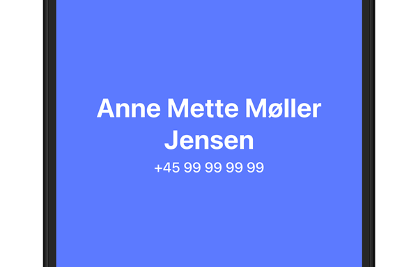 MobilePay profile full name