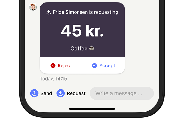 MobilePay request one