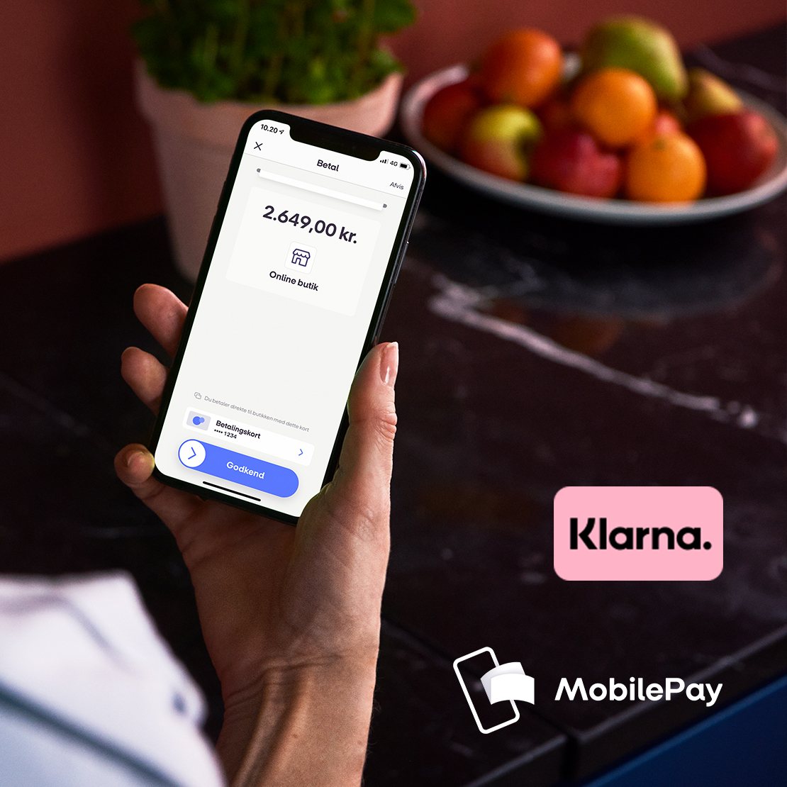 Billede til nyheden "MobilePay to enter partnership with Klarna".